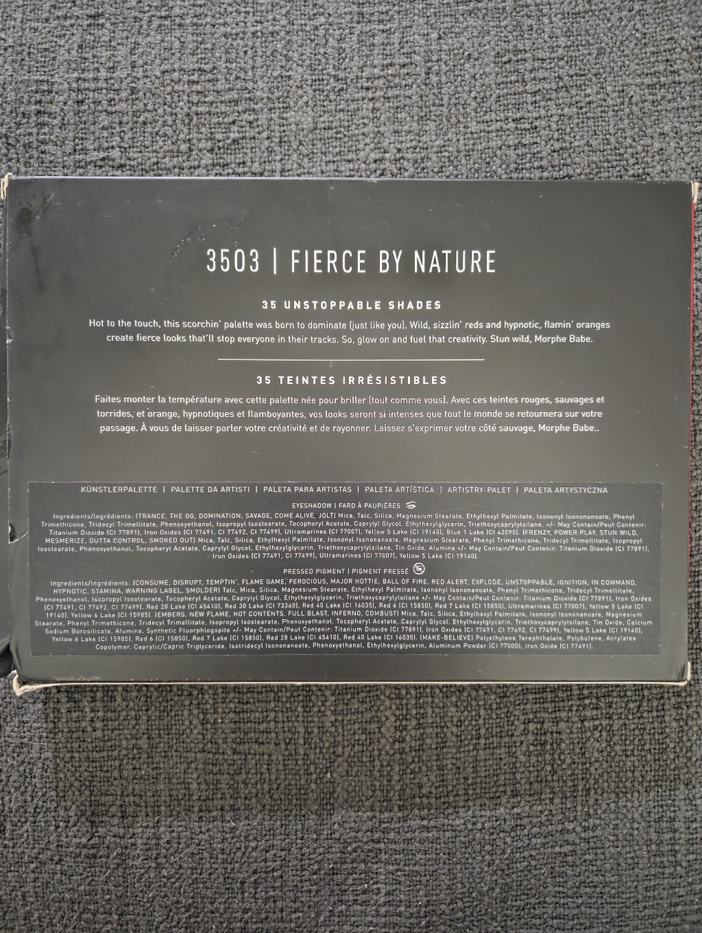MORPHE 3503 Fierce By Nature Eyeshadow Palette BNIB - Picture 4 of 6